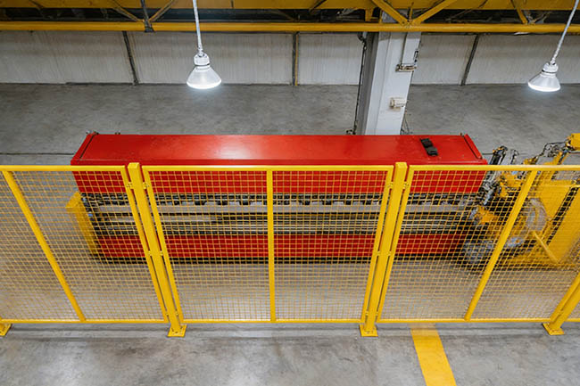 车间隔离网效果图