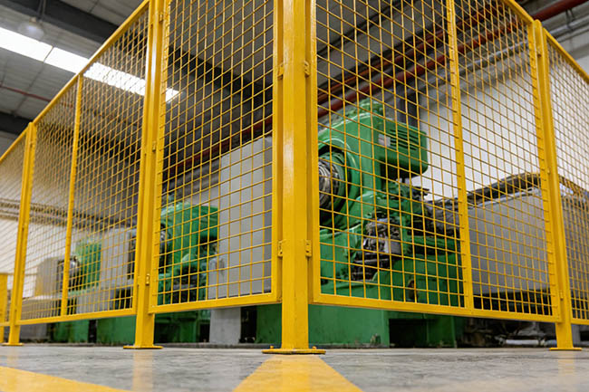 车间隔离网效果图