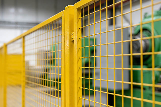 车间隔离网效果图