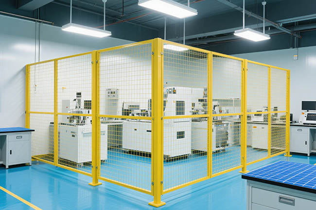 河北犇顶围栏为成都跨境冷链打造多温区精准隔离方案