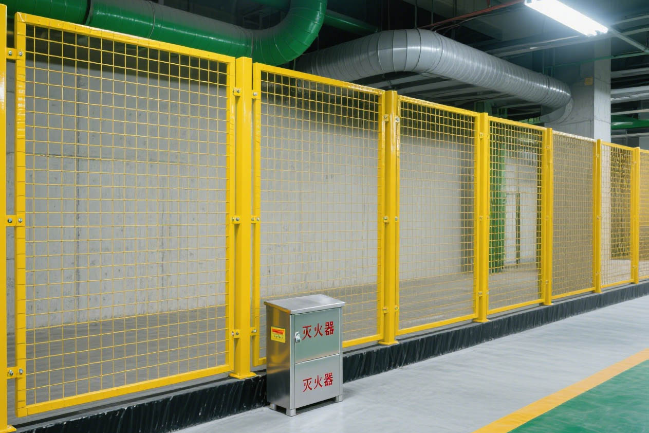 机械加工车间隔离网怎么选？耐磨抗撞是关键