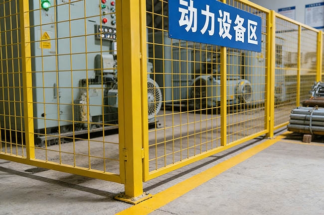 车间隔离网效果图