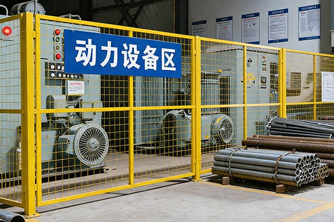 车间隔离网的安装间距：安全规范要求，犇顶