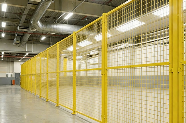 车间隔离网案例分享：不同行业应用效果，犇