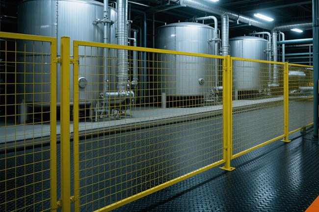 车间隔离网效果图