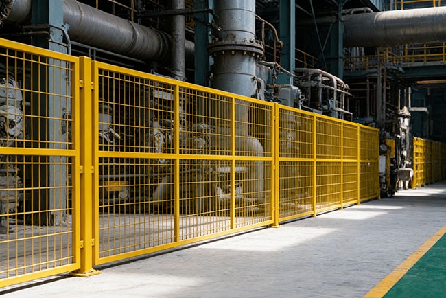 车间隔离网效果图