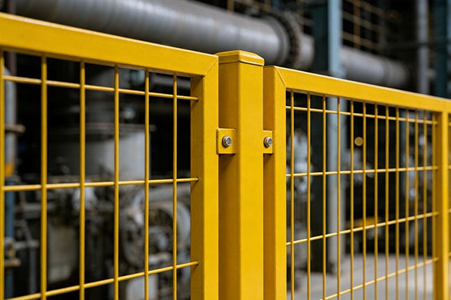 车间隔离网效果图