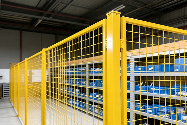 车间隔离网效果图