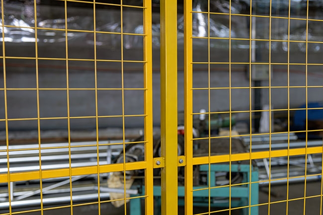 车间隔离网效果图