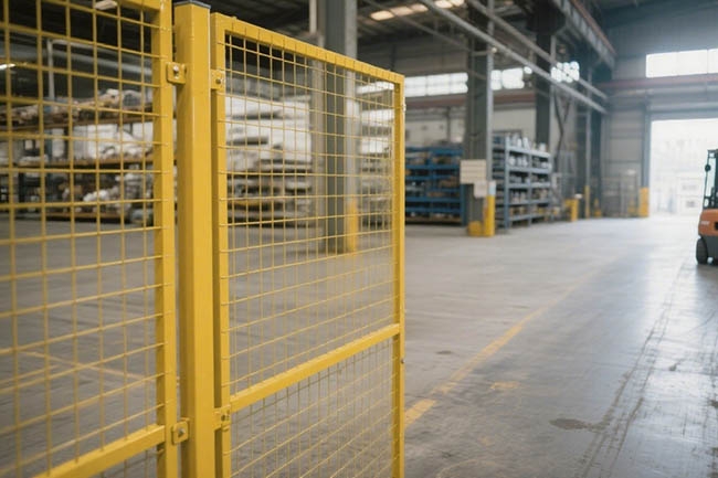 车间隔离网效果图