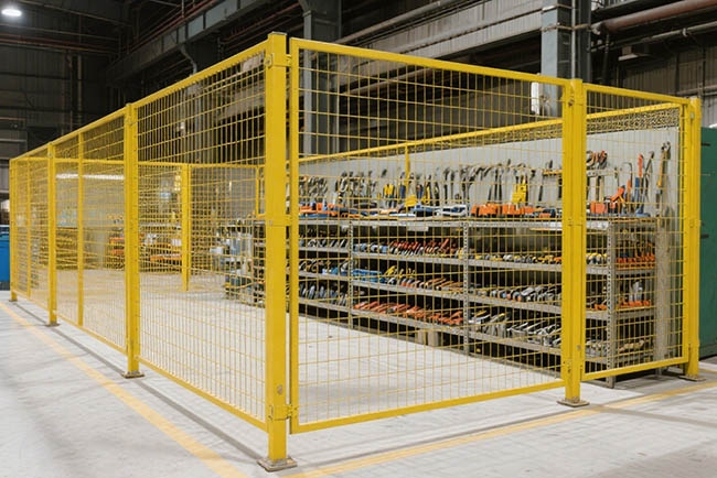 车间隔离网效果图