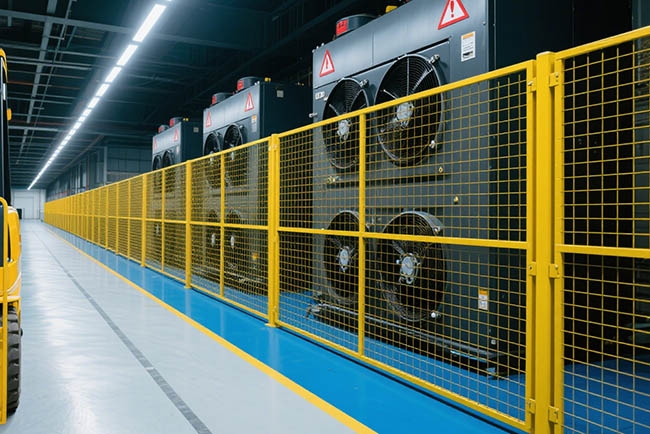 车间隔离网效果图