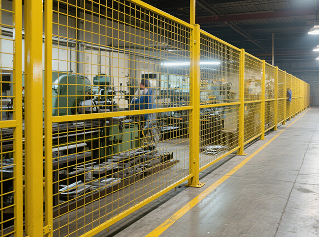 车间隔离网效果图 车间隔离网效果图